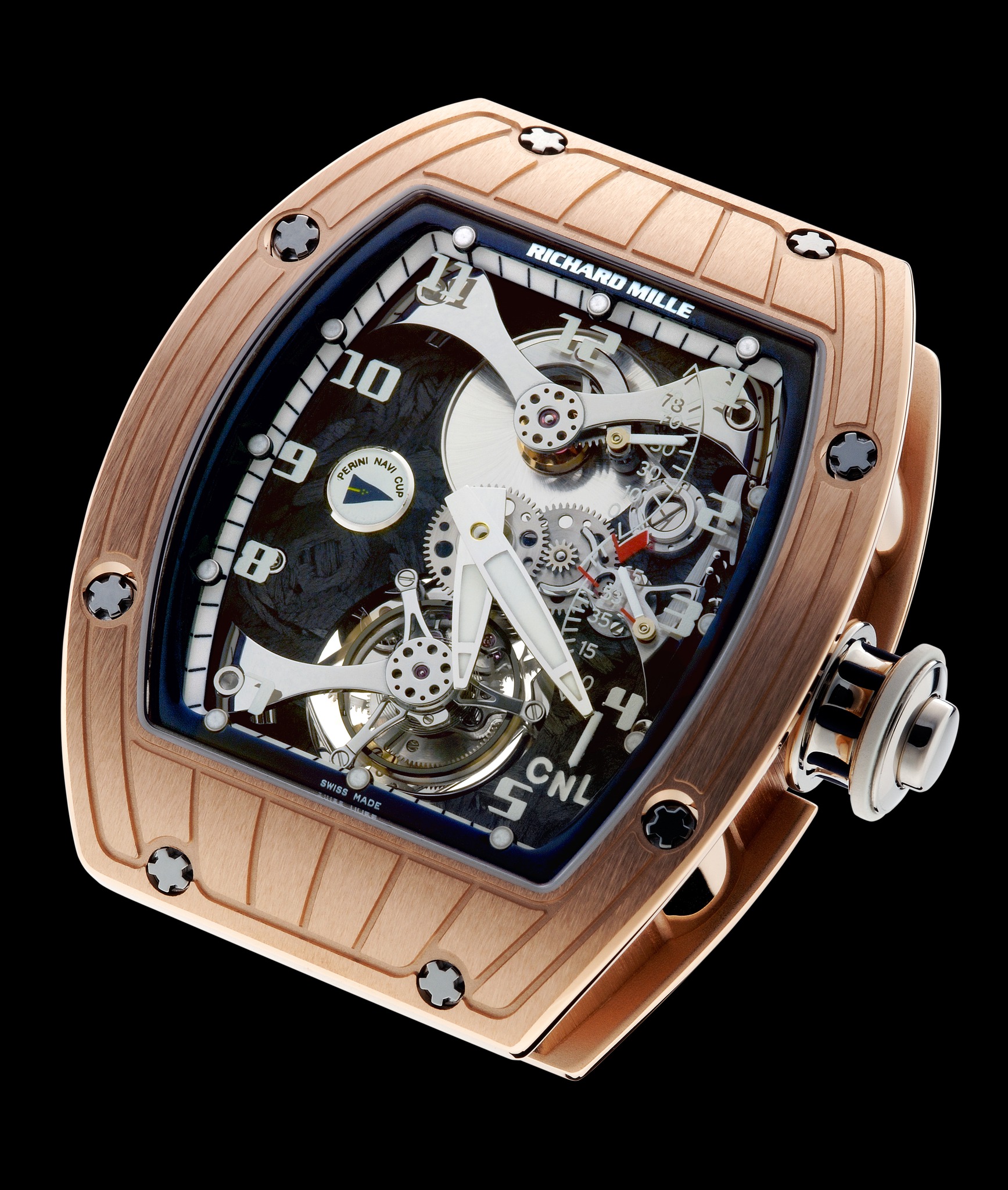 Replica Richard Mille RM 014 Perini Navi Cup Red Gold Watch